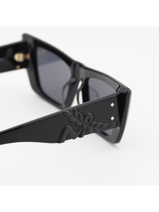 MCM MW0021 01A Sunglasses Black Cat Eye Frame, Smoke Lenses main image 6